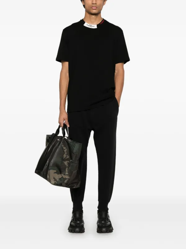 DSQUARED2 logo-embroidered T-shirt | Black | FARFETCH