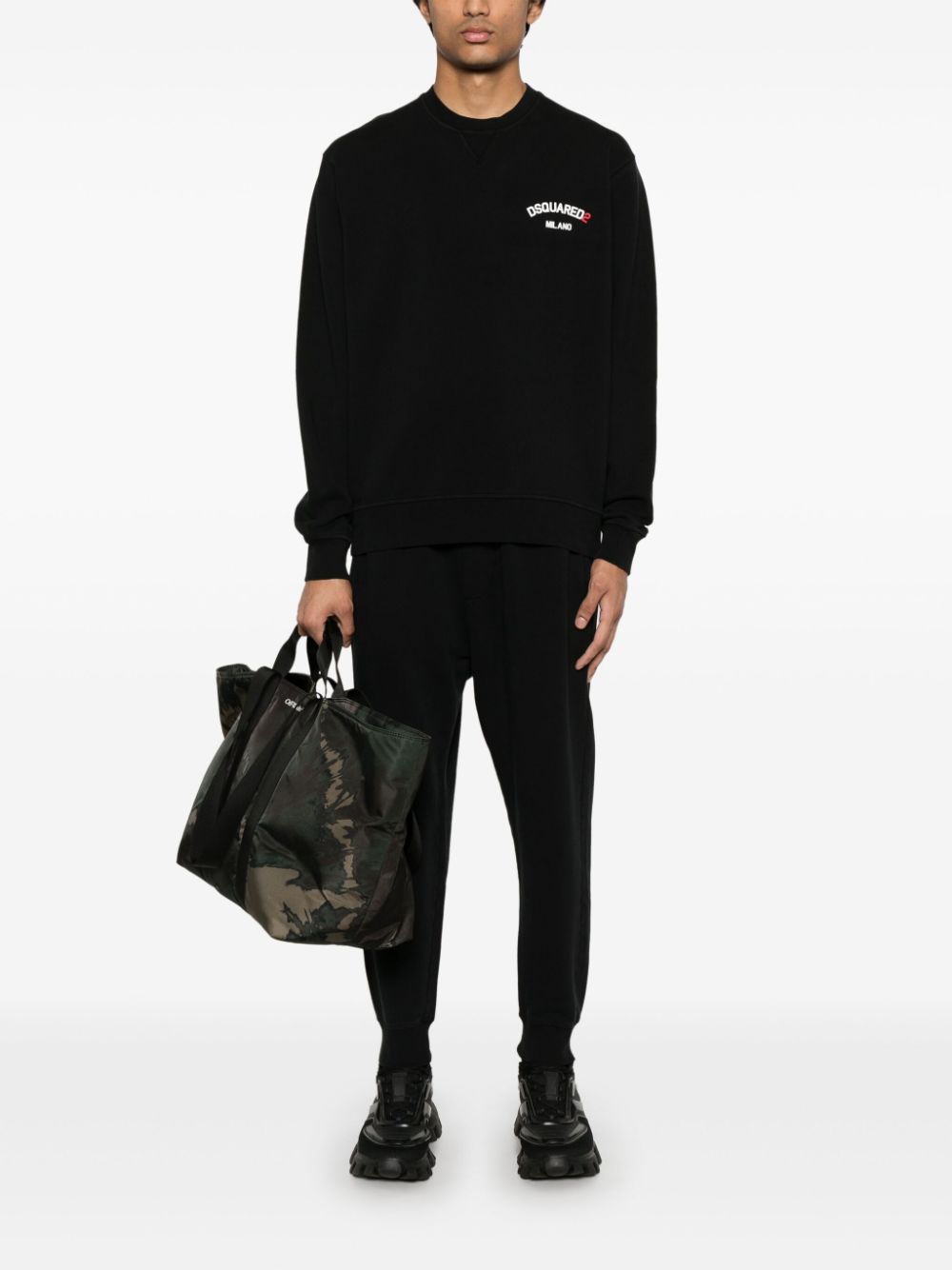 DSQUARED2 cotton sweatshirt - Zwart