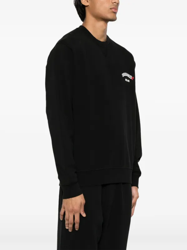 【在庫あり】 DSQUARED2 JP FARFETCH | ブラック | スウェットシャツ トップス