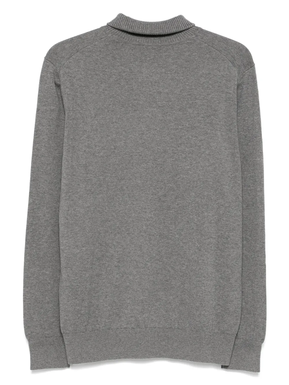 BOSS Trui met logopatch - Grijs
