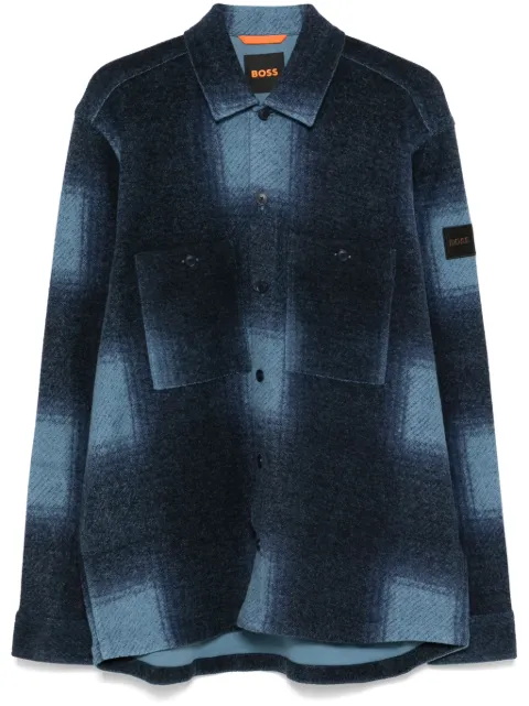 BOSS plaid shirt 