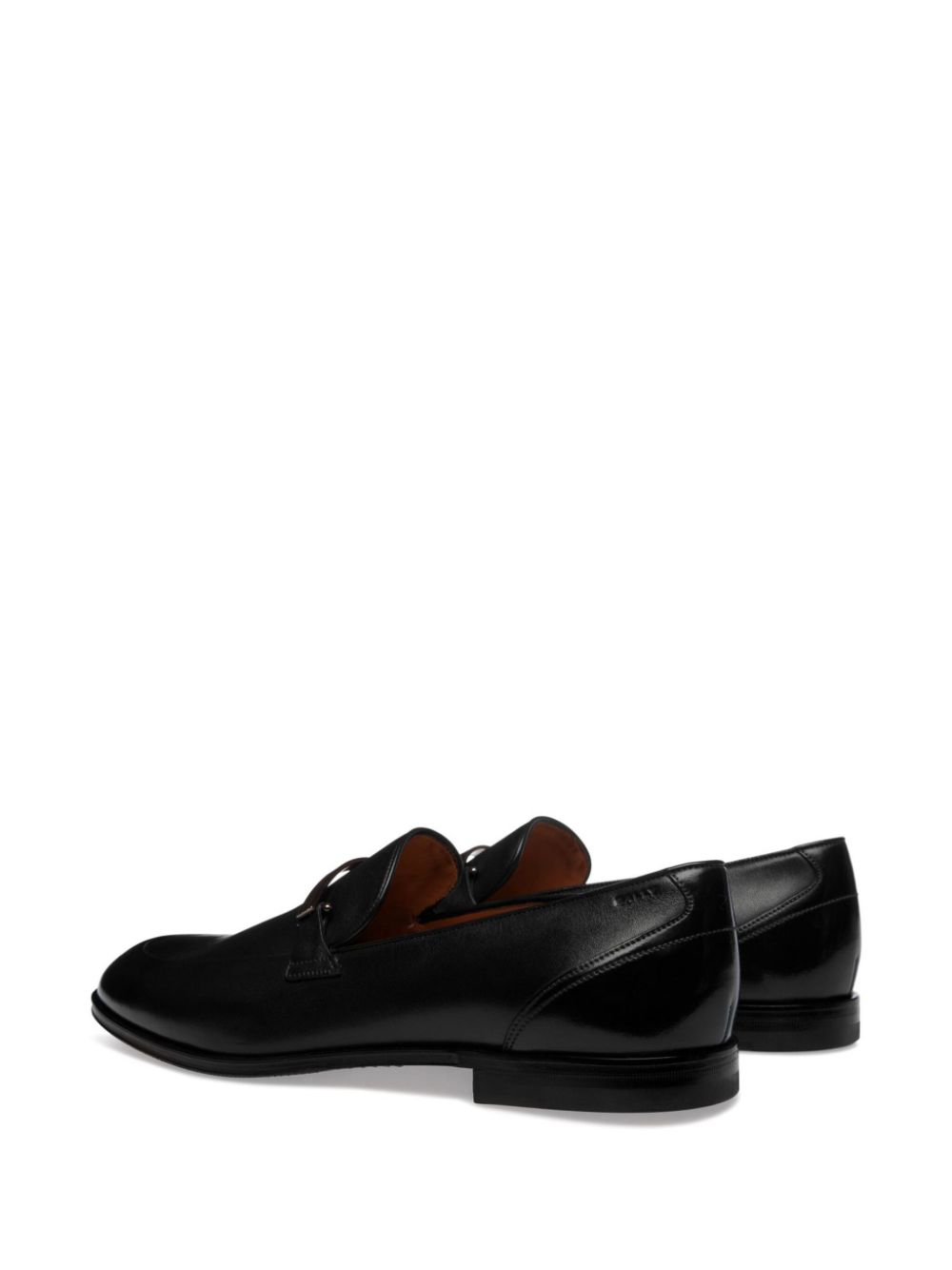 Bally Westminster Loafer in Leather wide foot morphology Black