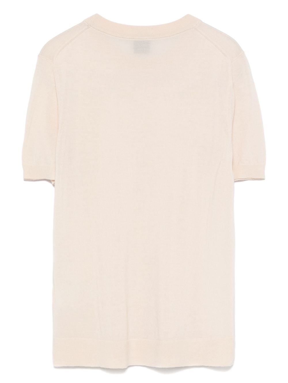 BOSS T-shirt van scheerwol - Beige