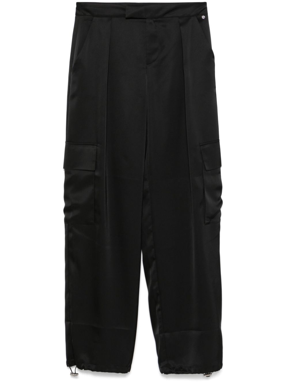 BOSS satin cargo pants - Black