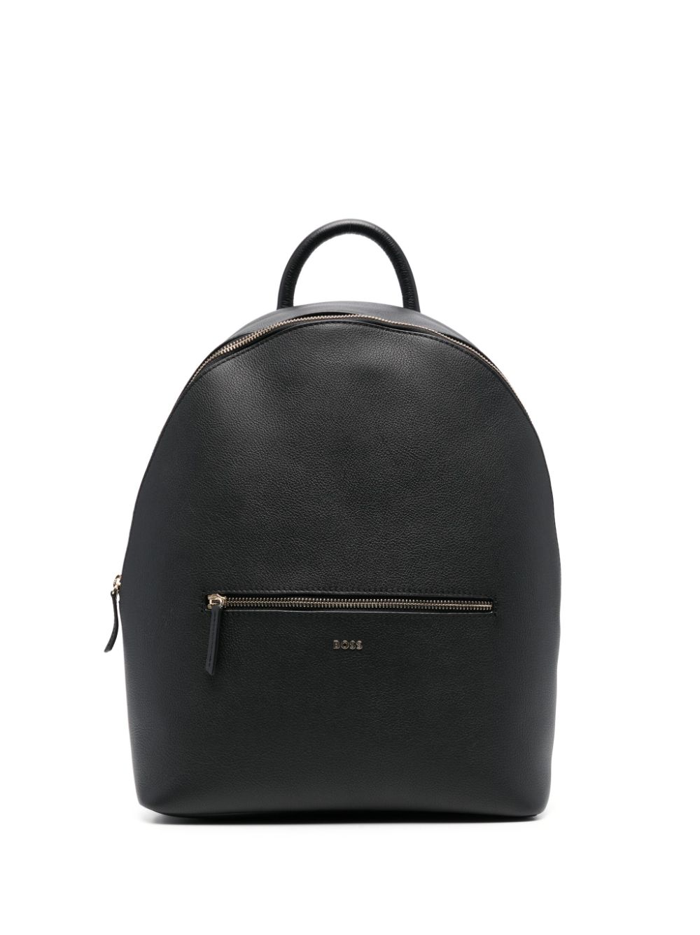 BOSS leather backpack - Black