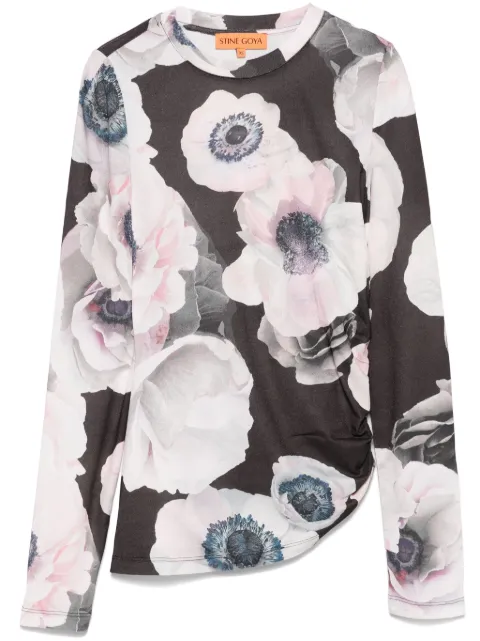 Stine Goya asymmetric long-sleeves top