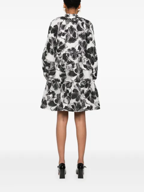 Stine Goya Anemone-jacquard tier mini dress SGD055 - 3