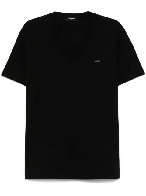 DSQUARED2 T-shirt med V-hals