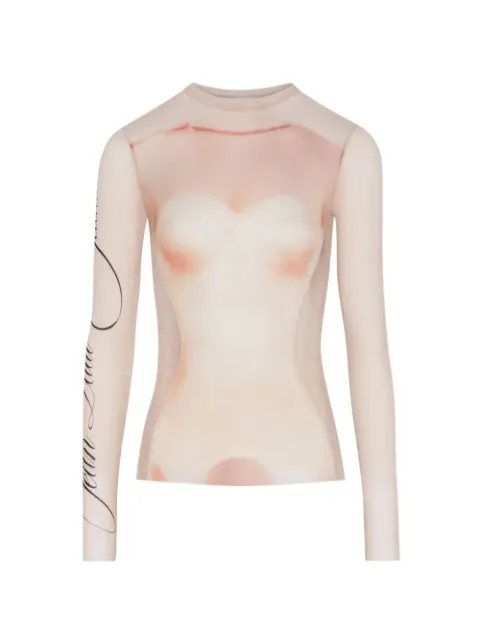 Jean Paul Gaultier silhouette-print T-shirt