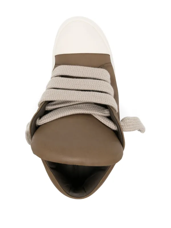 Rick Owens Jumbolaced Padded Sneakers | Brown | FARFETCH Rick Owens Jumbolaced Padded Sneakers | Brown | FARFETCH