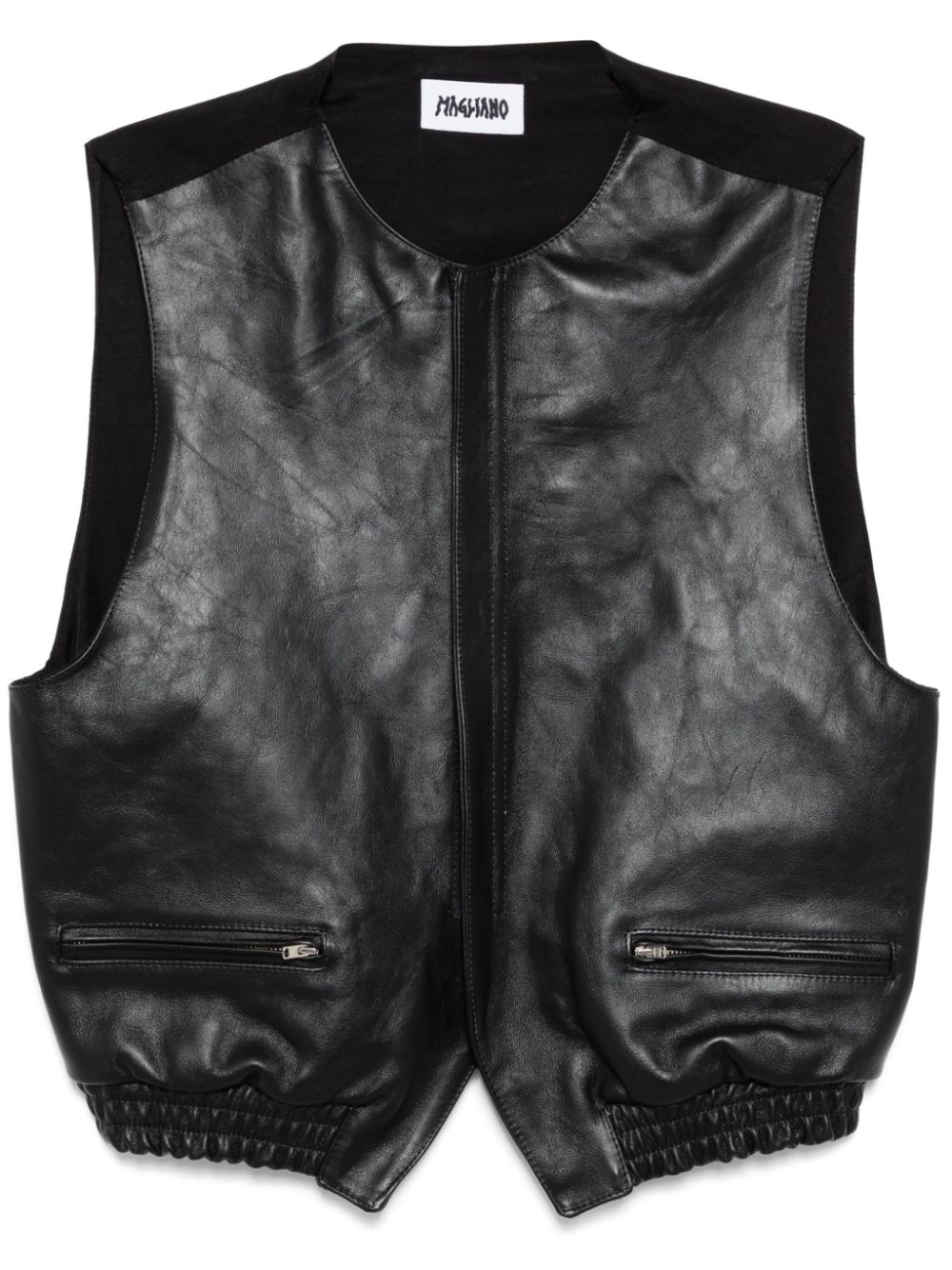 Magliano leather gilet - Black