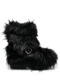 sacai faux-fur boots - Black