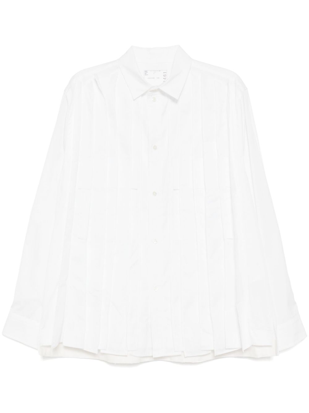 sacai layered shirt - White