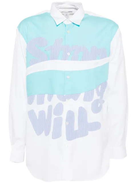 Comme Des Garcons Shirt patchwork shirt Men