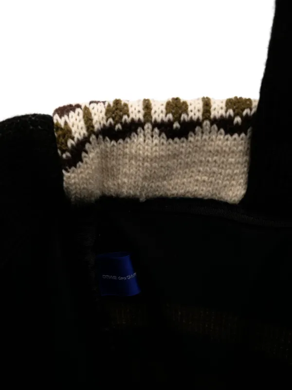 Comme Des Garçons Shirt パターンジャカード バッグ