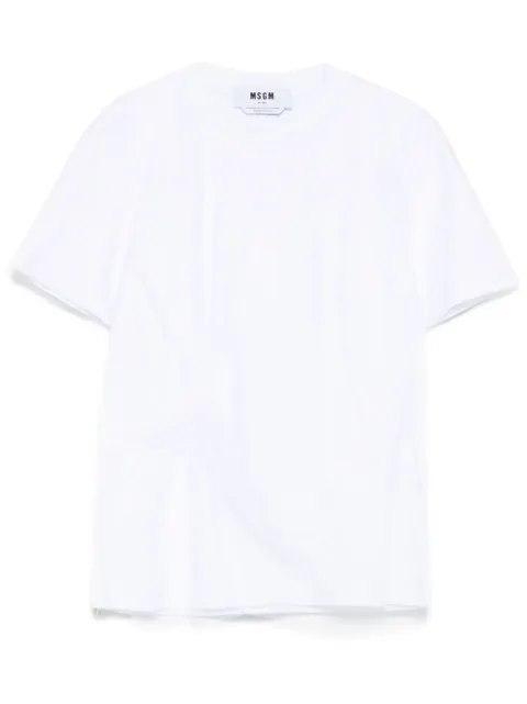 MSGM mesh detailing T-shirt