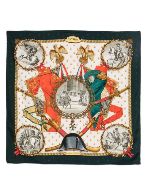 Hermes 1980s Napoleon 90 scarf Women