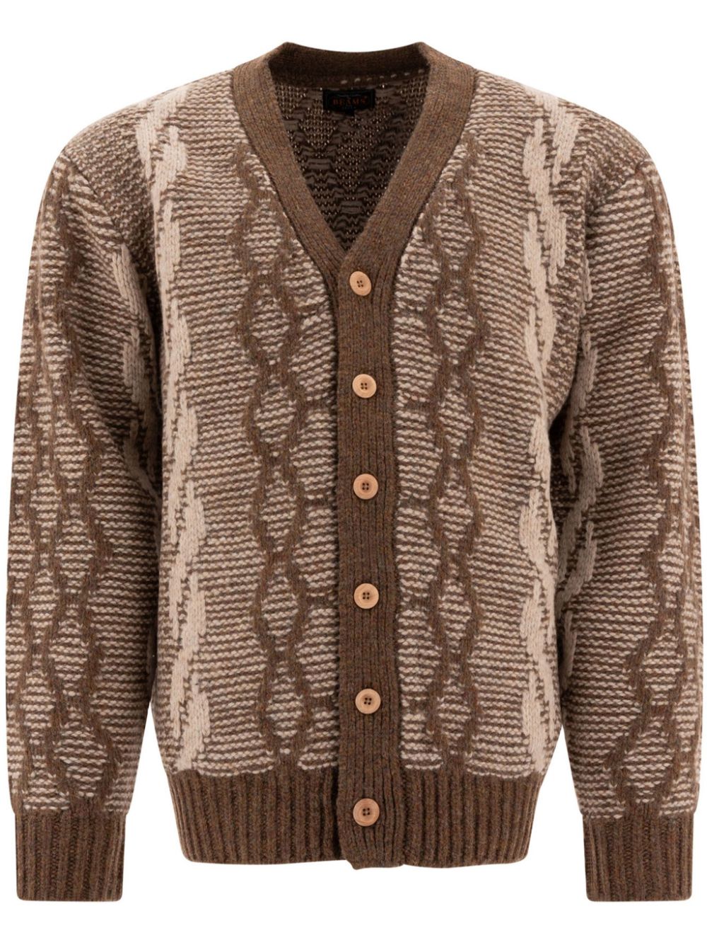 jacquard cardigan