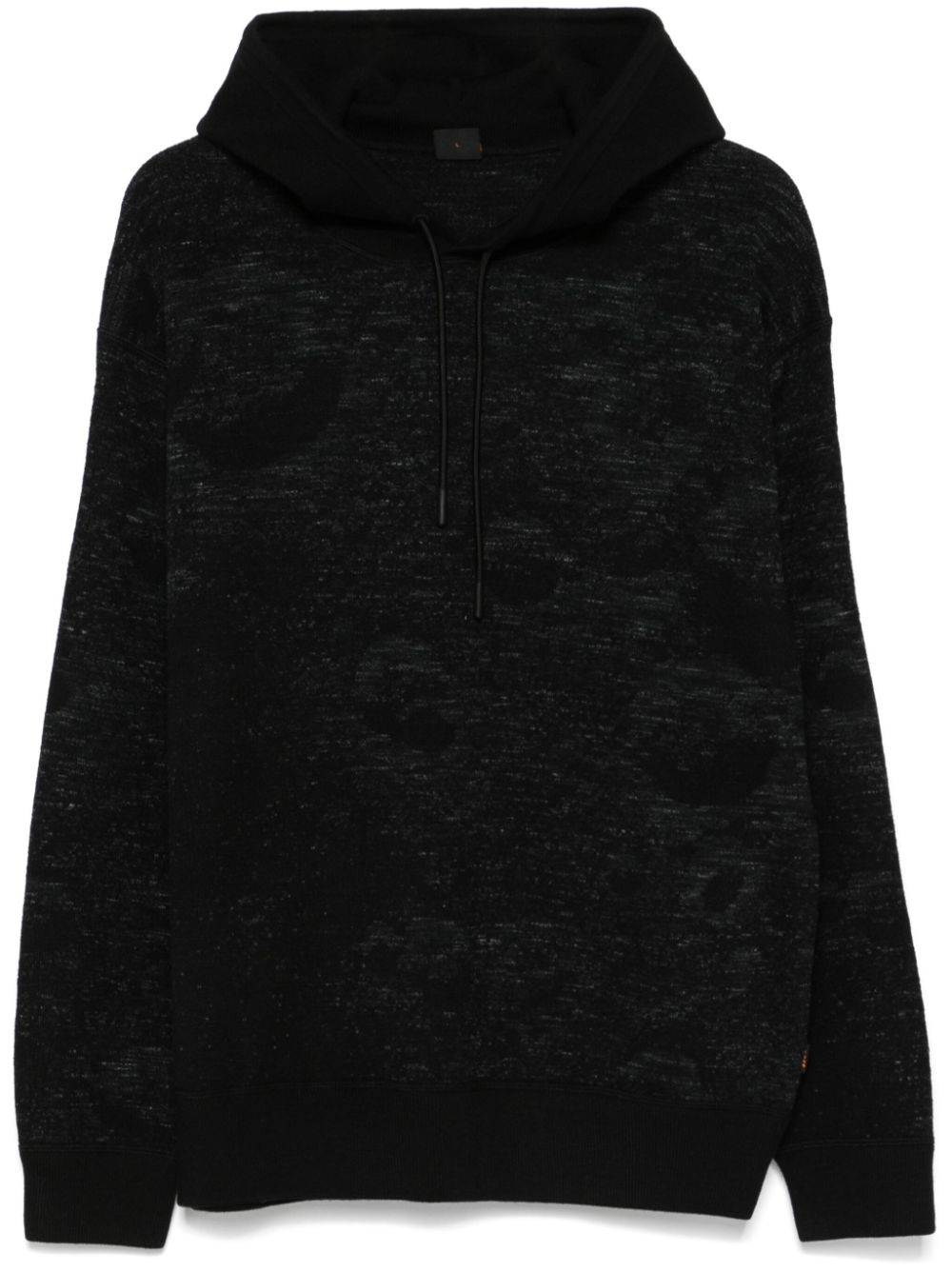 BOSS mélange hoodie - Black