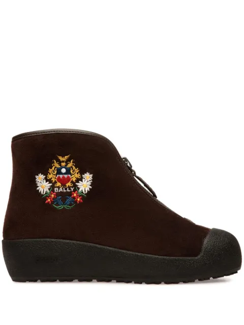 Bally botas de terciopelo