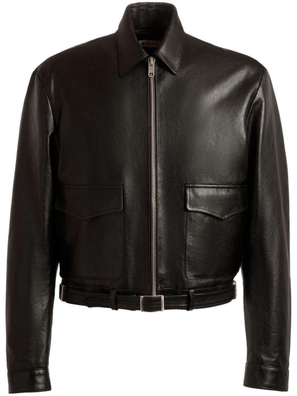 Bally leather jacket - Black