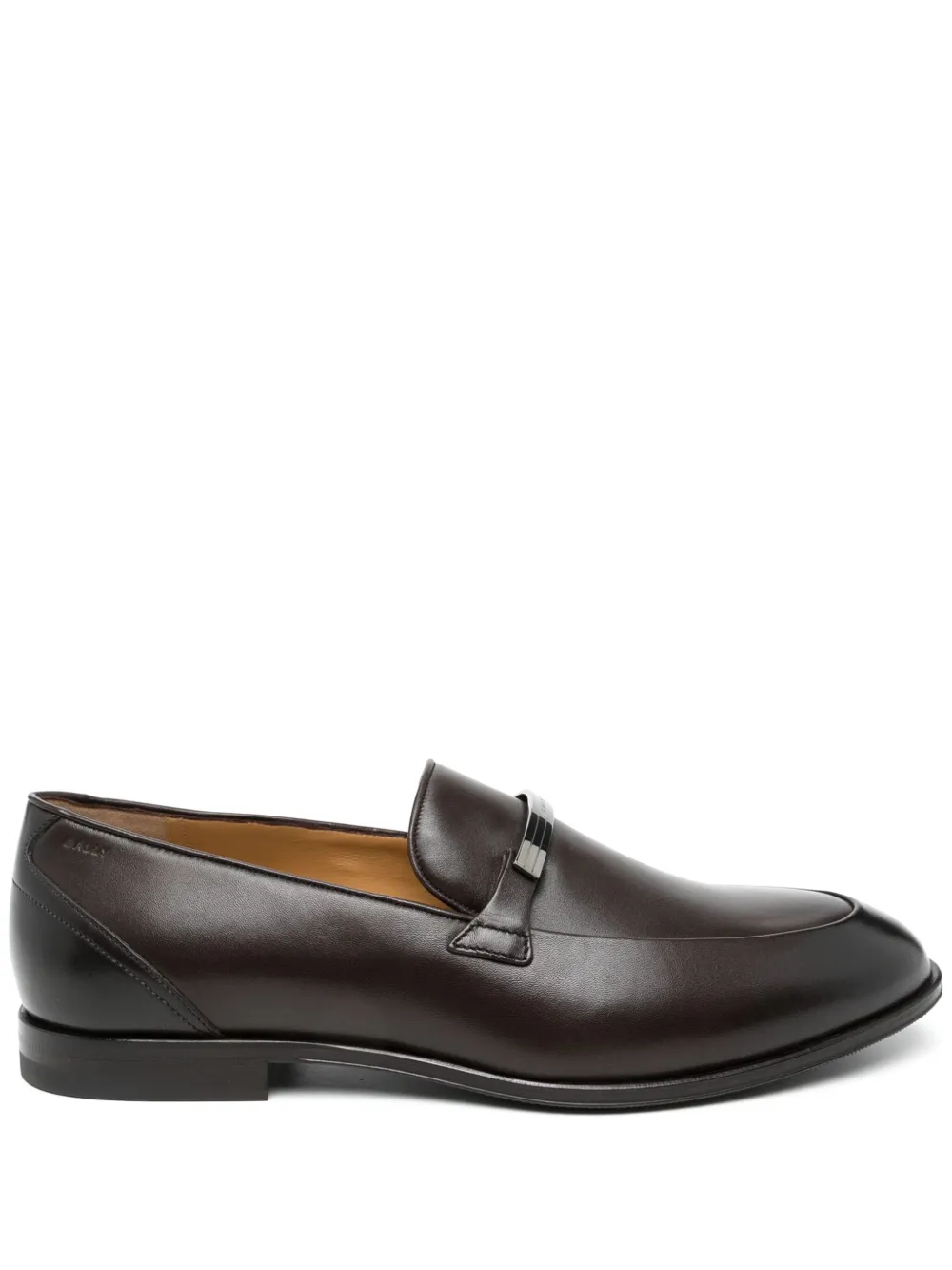 Bally Westminster Loafer in Leather wide foot morphology Brown