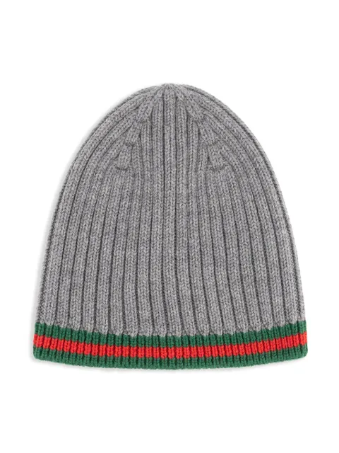 Gucci Kids Web Stripe beanie