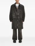 Rick Owens DRKSHDW buttoned patch-pocket coat - Grey