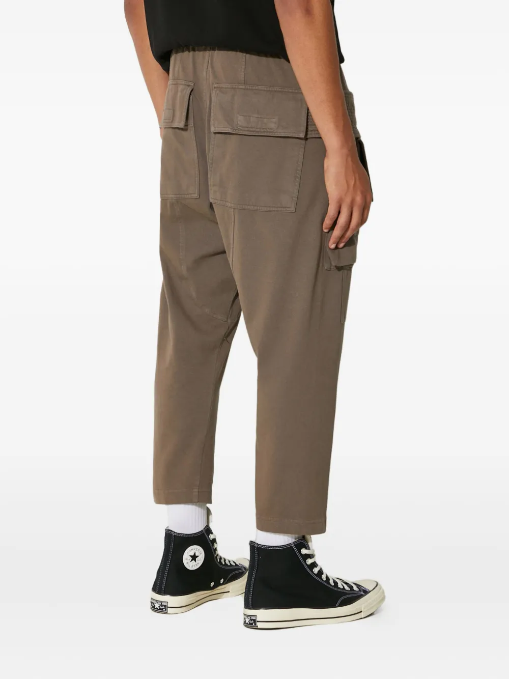 Rick Owens DRKSHDW Cargo broek met trekkoord Bruin