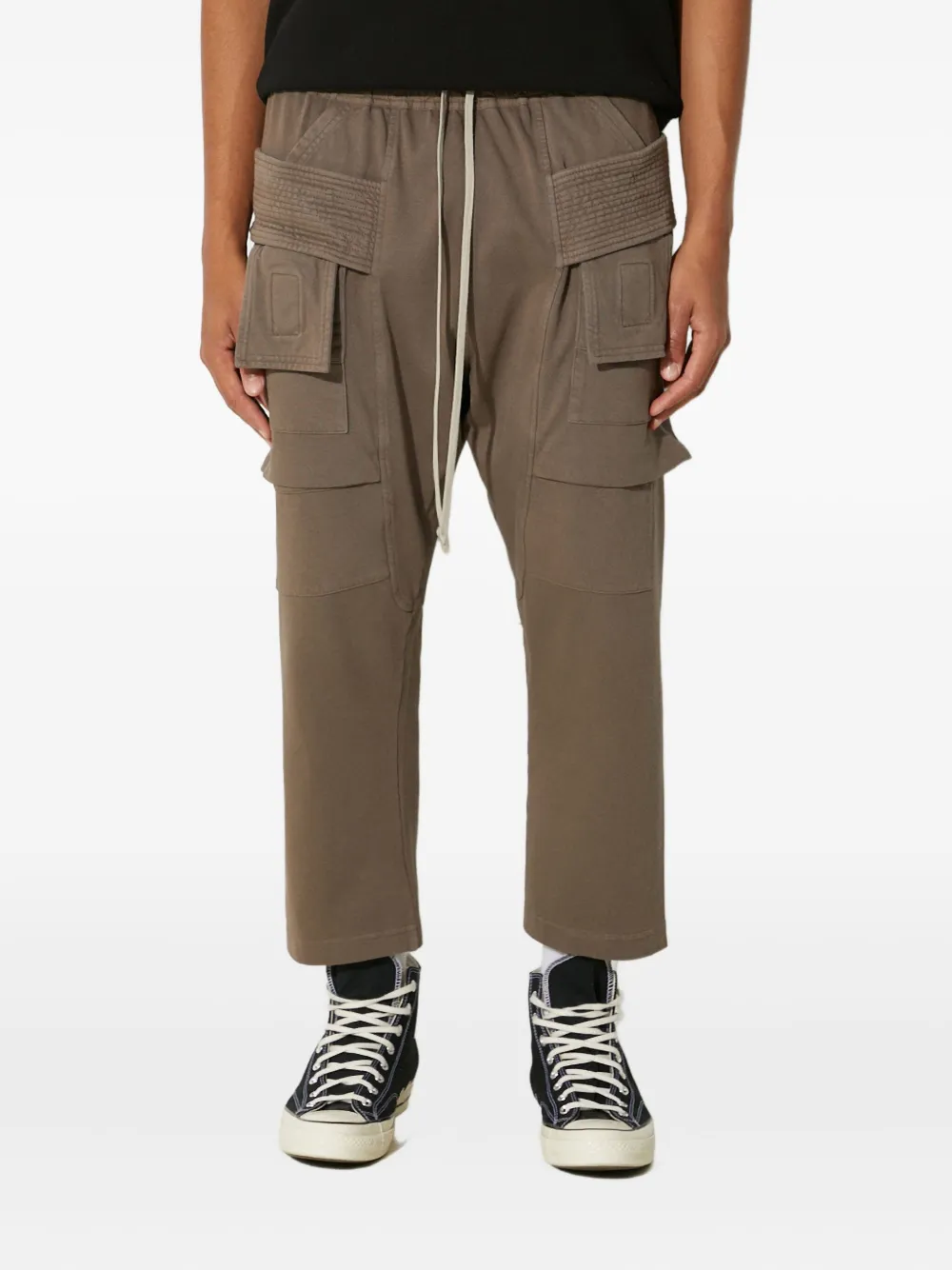 Rick Owens DRKSHDW drawstring cargo trousers Bruin