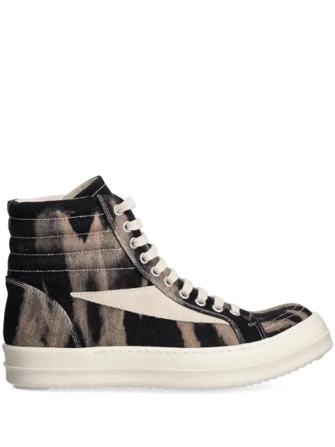 Rick Owens DRKSHDW tenis altos capitonados 