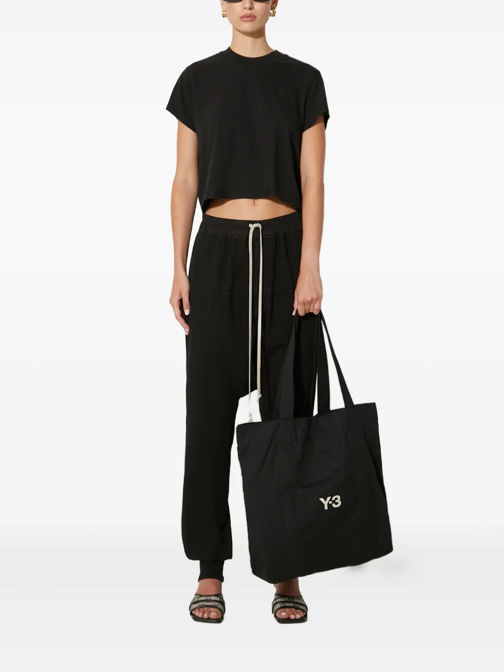 Rick Owens DRKSHDW Broek met trekkoordtaille Zwart
