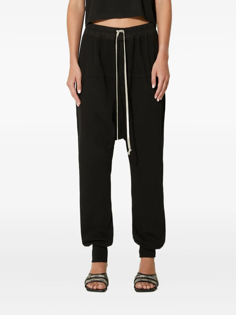 Rick Owens DRKSHDW Broek met trekkoordtaille Zwart