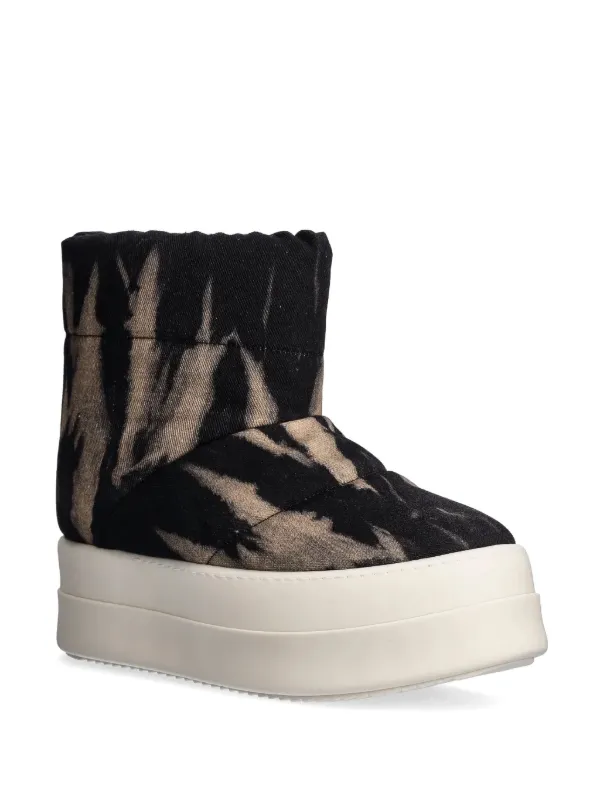 Rick Owens DRKSHDW Mega Bumper Low Lunar Boots | Black