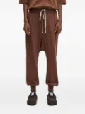 Rick Owens DRKSHDW drawstring drop-crotch trousers - Brown