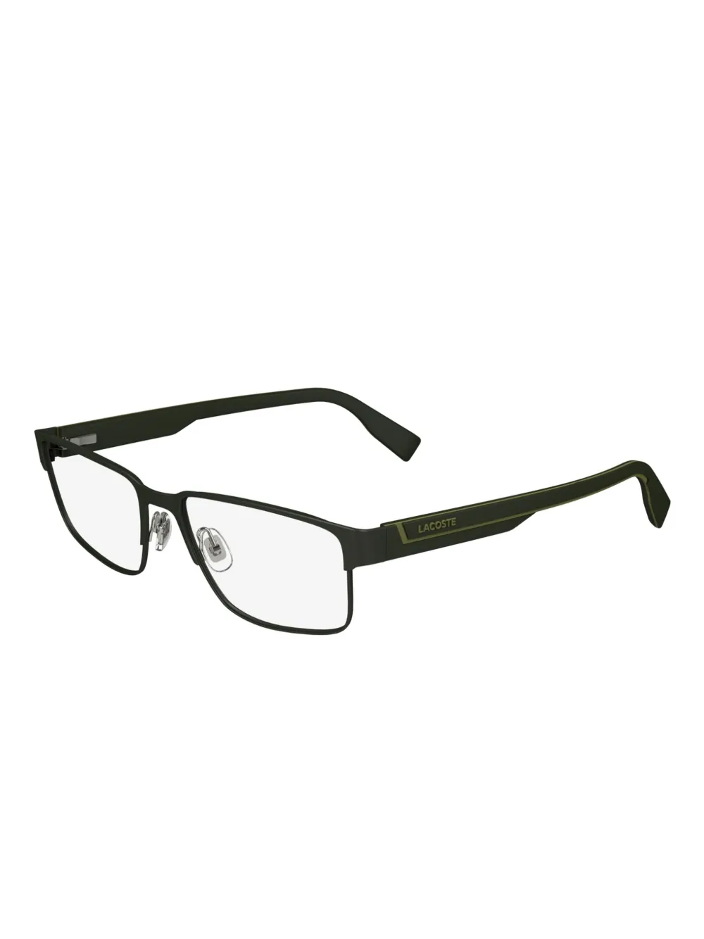 Lacoste Bril met rechthoekig montuur Groen