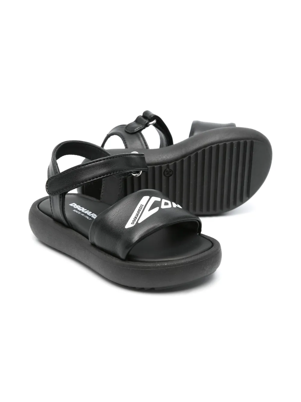 DSQUARED2 KIDS Icon sandals - Zwart