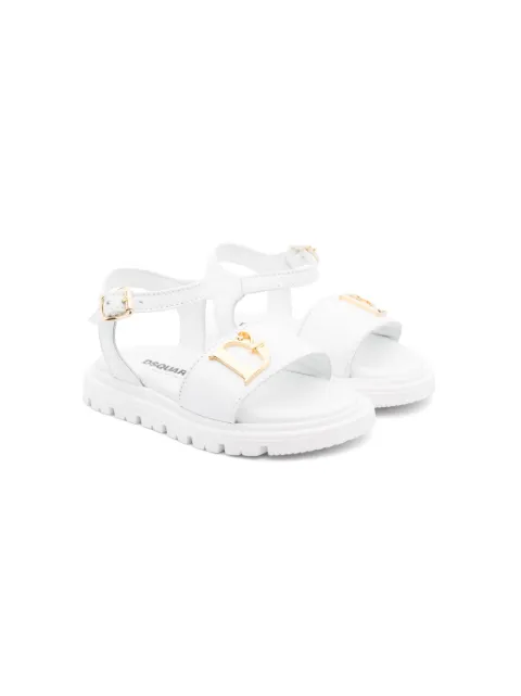 DSQUARED2 KIDS logo-plaque sandals