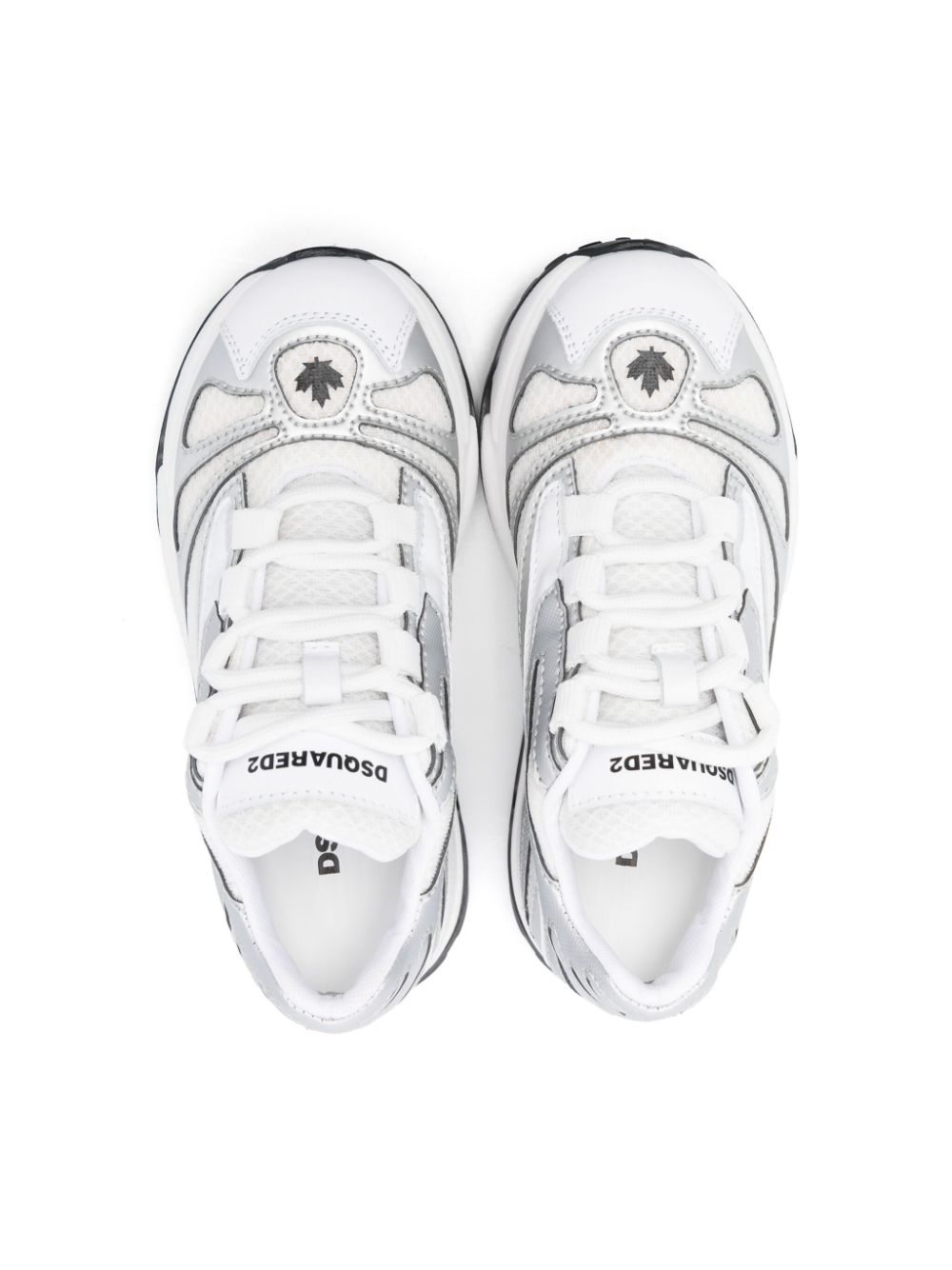 DSQUARED2 KIDS Sneakers met vlakken Wit