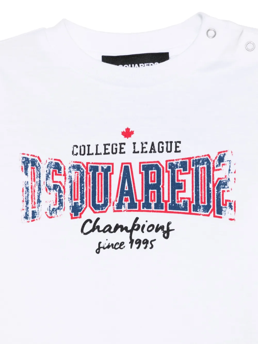 DSQUARED2 KIDS Newborn College T-shirt Wit