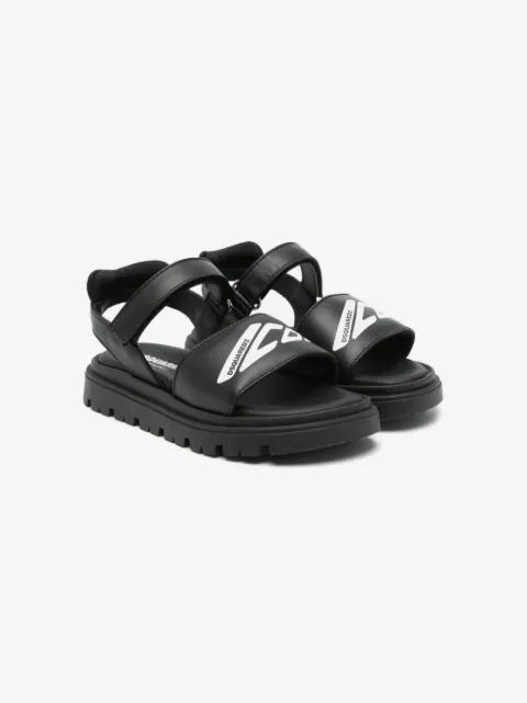 DSQUARED2 KIDS Icon-print sandals