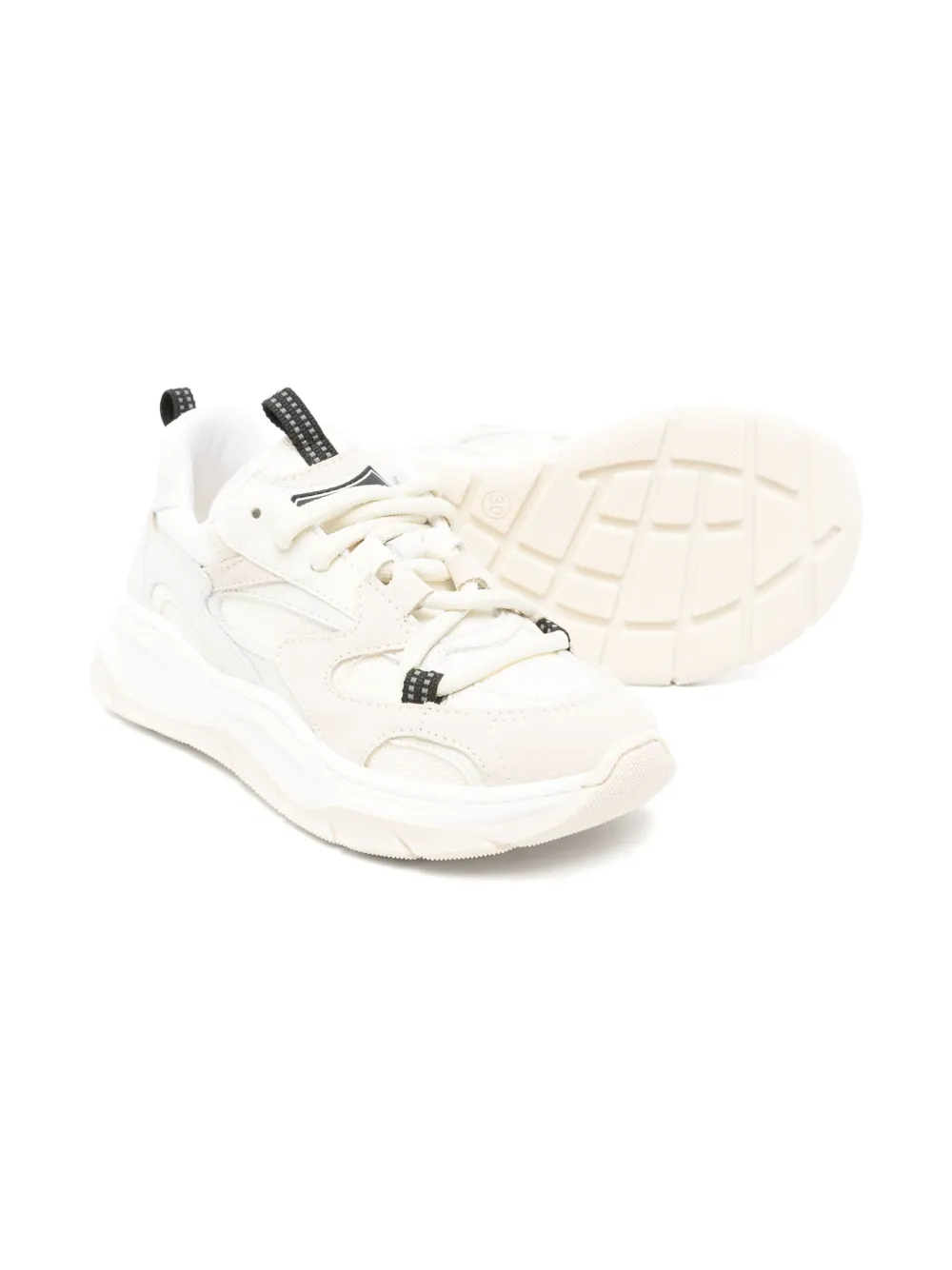 DSQUARED2 KIDS Sneakers met vlakken Beige