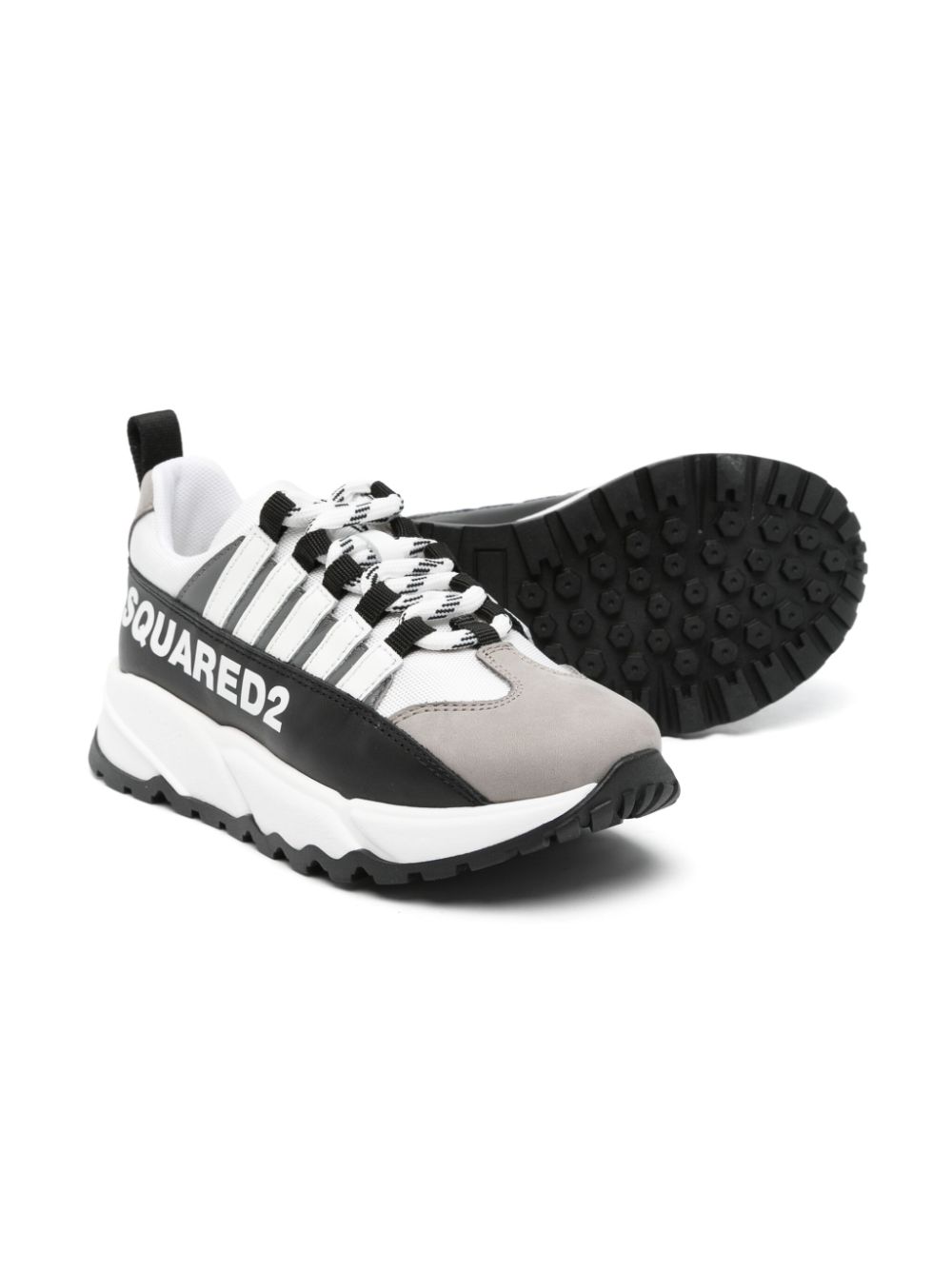 DSQUARED2 KIDS Sneakers met logoprint - Wit