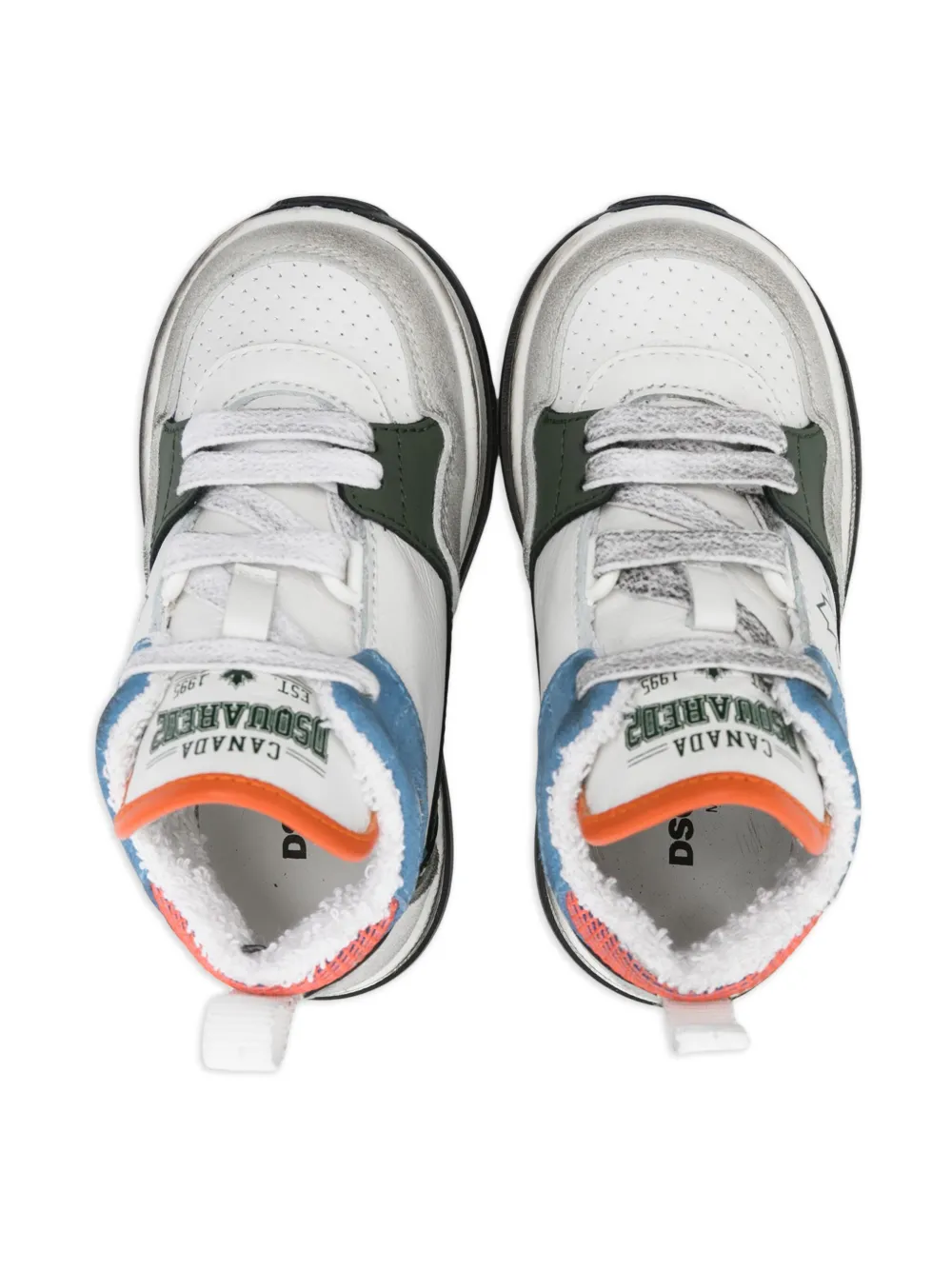 DSQUARED2 KIDS colour-block sneakers White