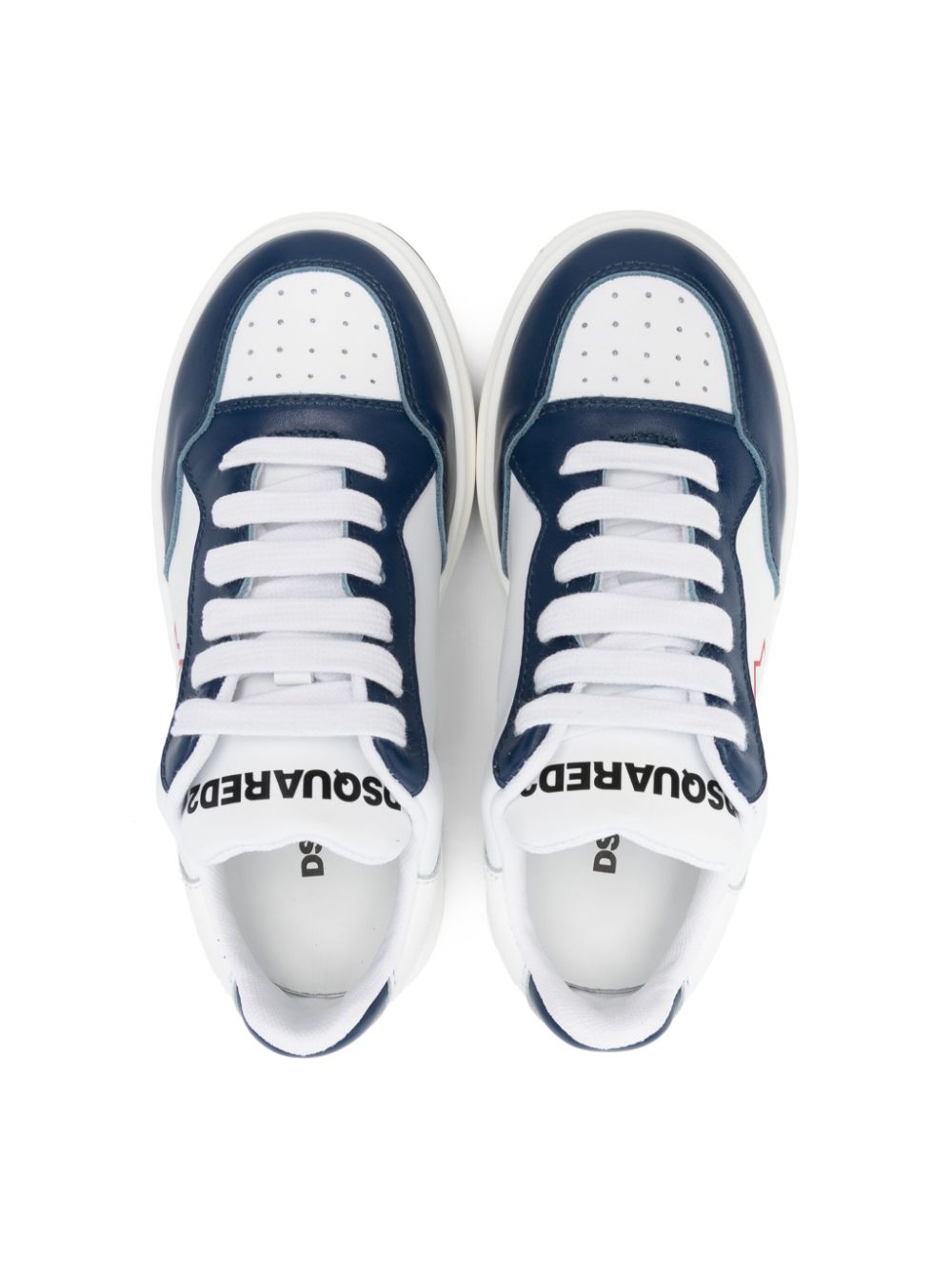 DSQUARED2 KIDS Sneakers met logoprint Wit