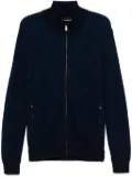 BOSS waffle-knit cardigan - Blue