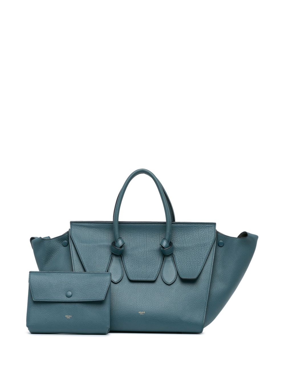 Céline Pre-Owned 2014 Small Leather Tie tote bag - Blauw