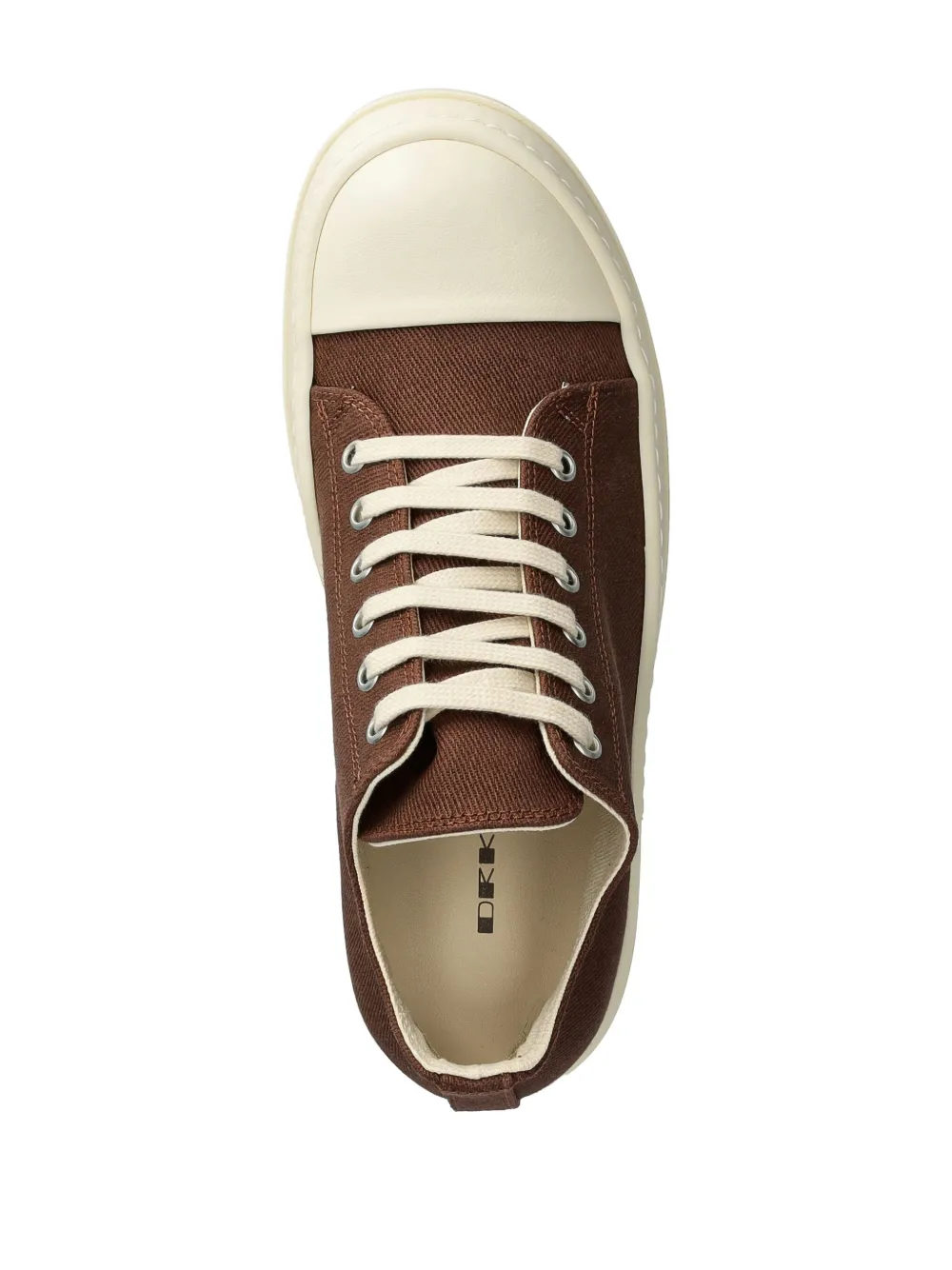 Rick Owens DRKSHDW lace-up sneakers Brown