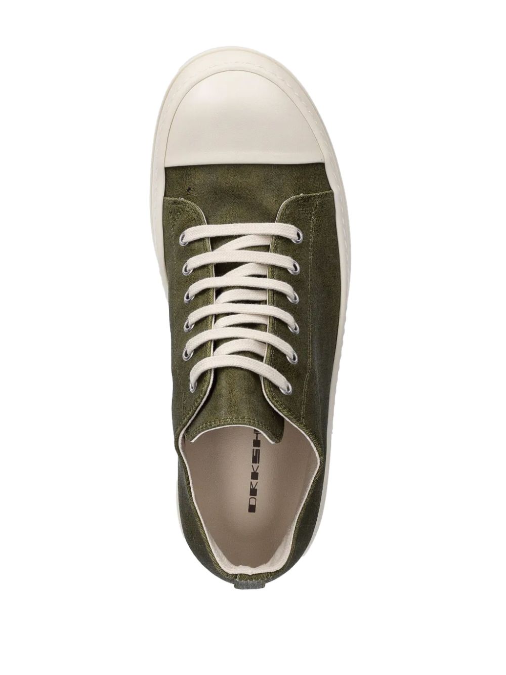 Rick Owens DRKSHDW Low Sneaks sneakers Groen