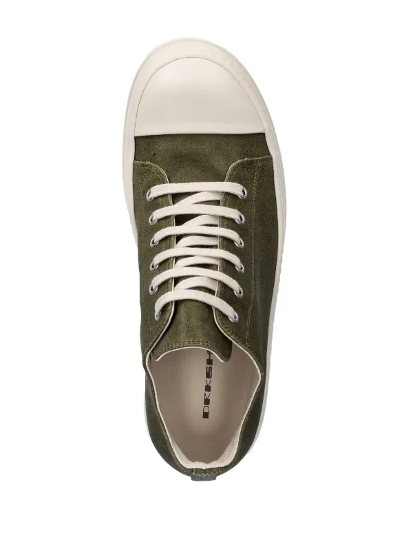 Rick Owens DRKSHDW Low Sneaks Sneakers | Green | FARFETCH